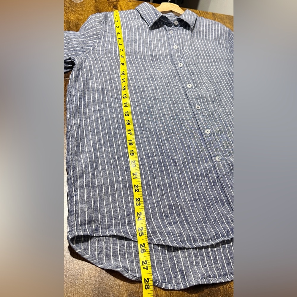 Quince 100% European Linen Long Sleeve Shirt - Picture 10 of 10